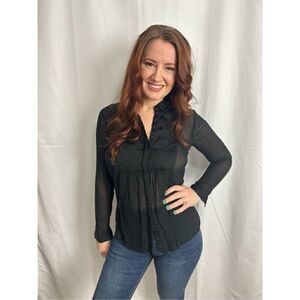 Lucky Brand Sheer Top